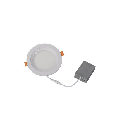 4" Aluminum Anti-Glare Deep Baffle Trim LED Canless Recessed Lighting Kit