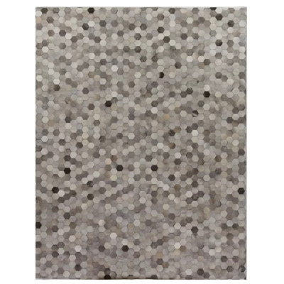 Natural Hide Cowhide Geometric Indoor Rug