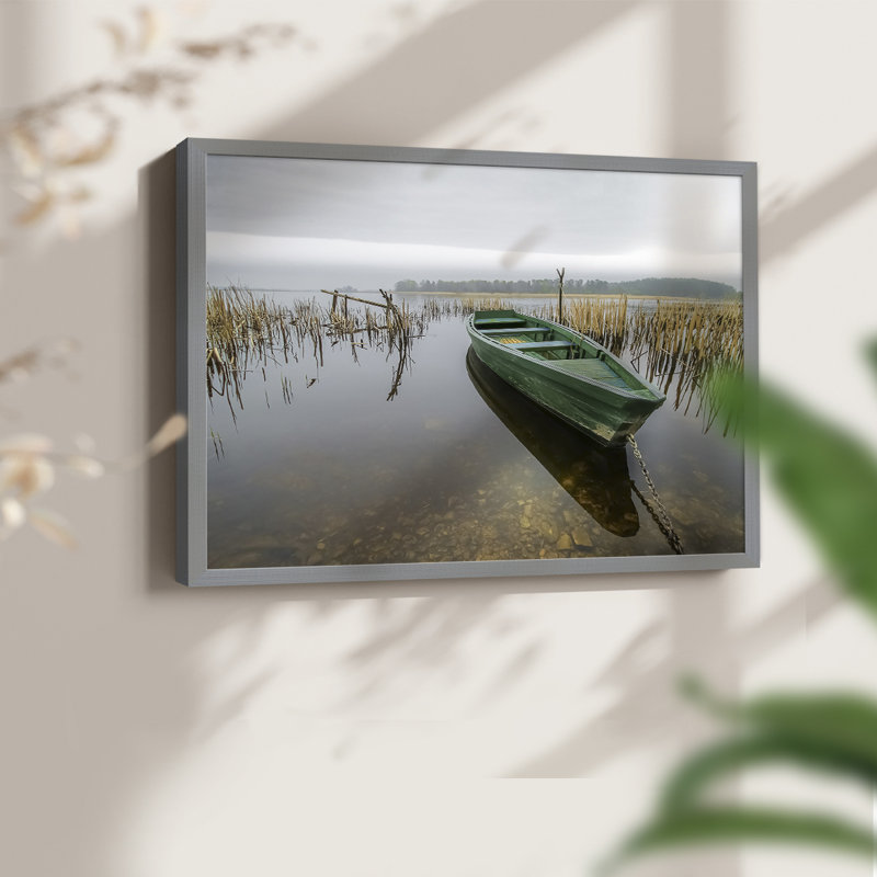 Green One -Framed Print - Restickable