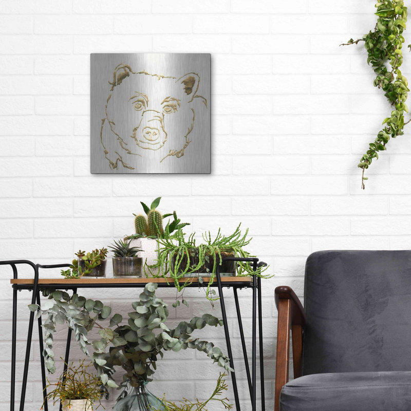 «Ours noir doré» par Chris Paschke, H 12 po x l 12 po