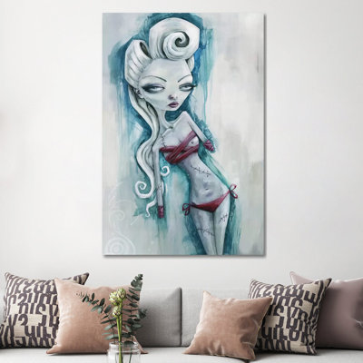 Elizabeth Lavenza 1 Piece Wrapped Canvas Painting