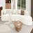 Vaili Boneless Sofa-In-A-Box Compression RAF Curved Sectional Sofa, Porcelain-306481929-306482036