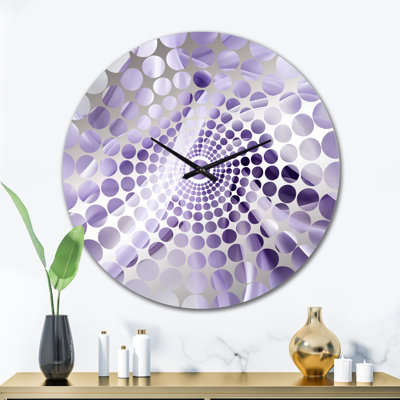 Russom - Abstract Geometric Wall Clock