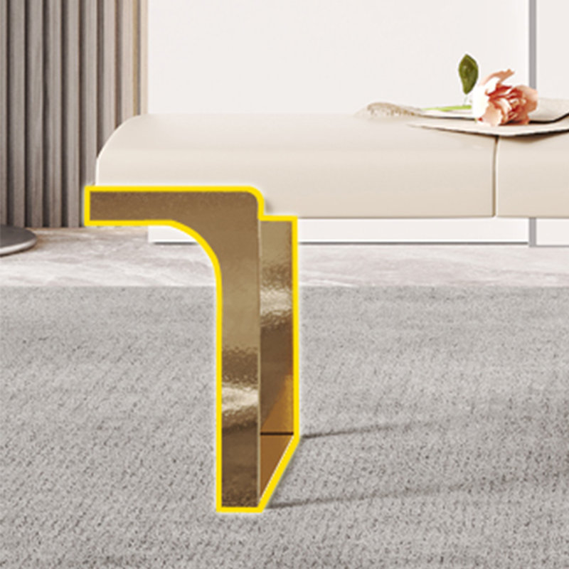 Canapé en bois massif Bench, H 16,14 po x l 47,24 po x P 18,11 po