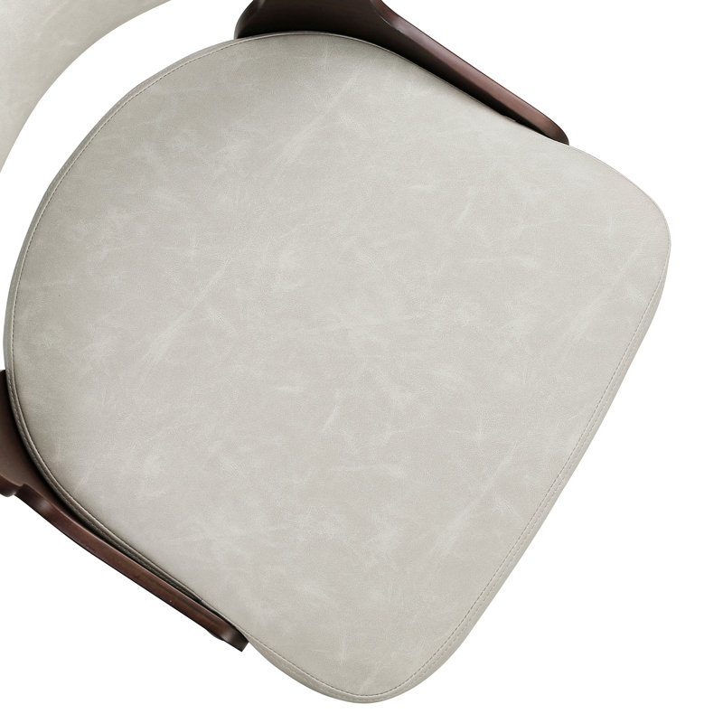 Tabouret de comptoir pivotant 26 po Carylon, Beige clair