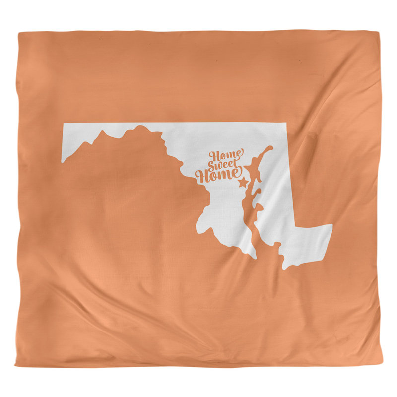 Housse de couette simple doux annapolis home, Housse de couette pour très grand lit, Orange, Microfibre