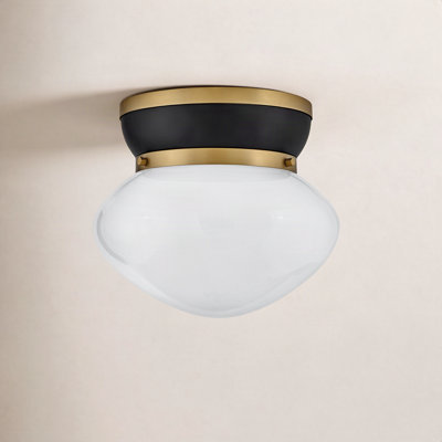 Misty Glass Flush Mount