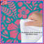 Édredon rose à motif floral-130510149