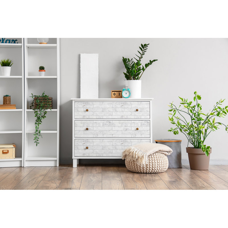 Emna 1m x 50cm Matte Peel & Stick Wallpaper Roll