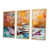 Toile naturelle avec cadre flottant
