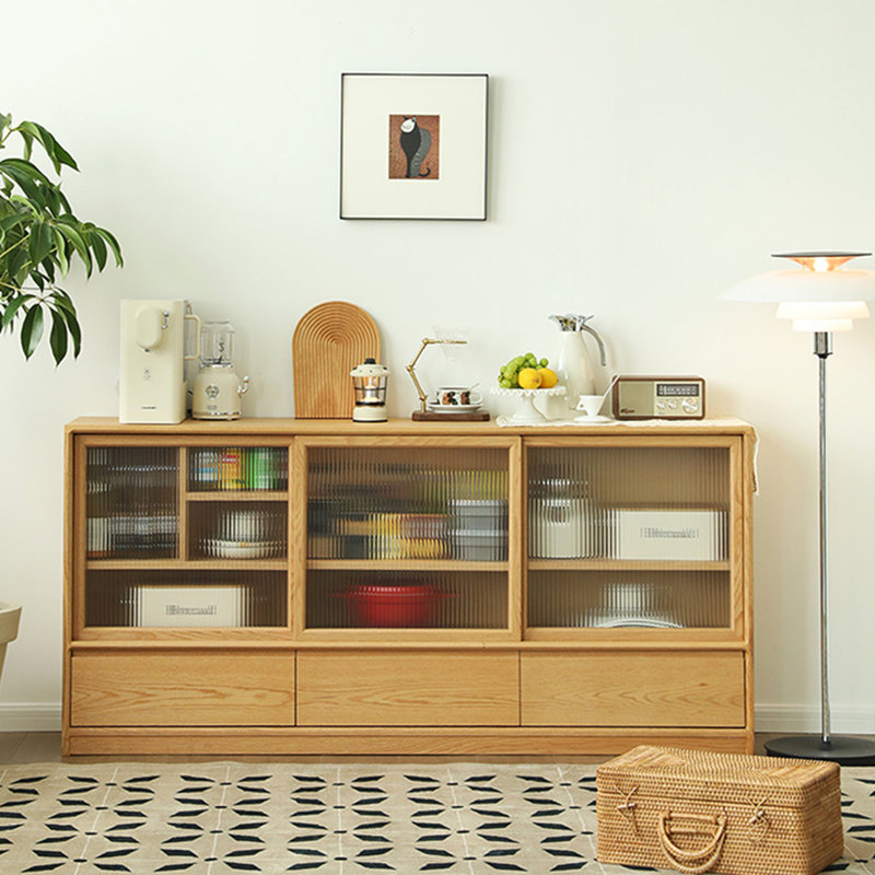 Armoire latérale de rangement minimaliste et multifonctionnelle