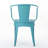 Colmar 3 PC KD Metal Set, Two Recliners, One Table, Powder Coated Iron, Waterproof
