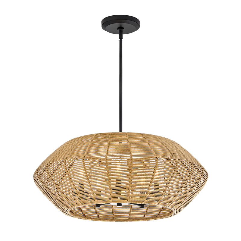 Luca 5 - Light Outdoor Chandelier, Natural