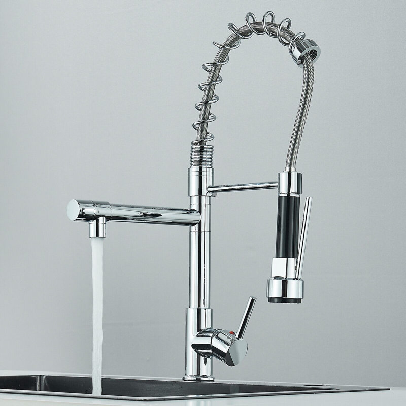 Belfry Kitchen Allurine Pull Down Kitchen Faucet