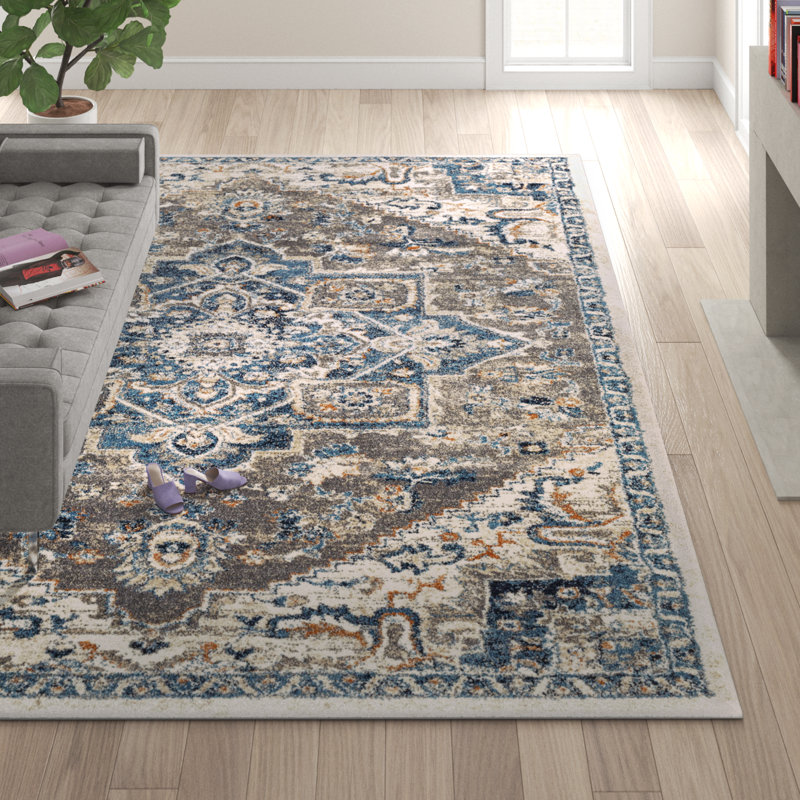 Tapis oriental tissé à la machine Hodder, Rectangle 12 pi x 15 pi
