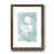 Papier, cadre noyer