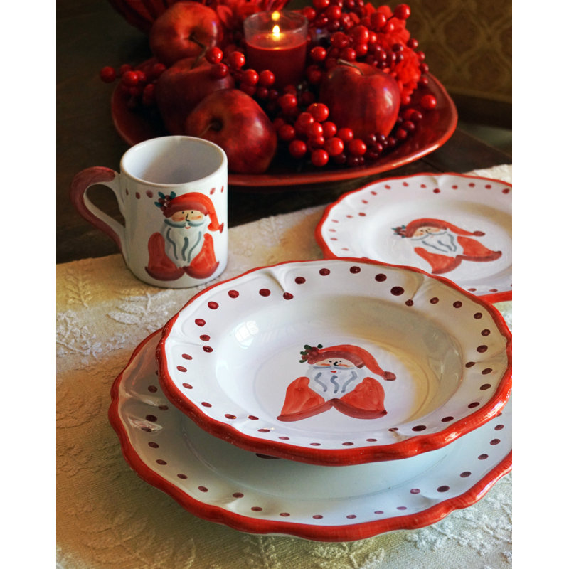 Babbo Natale Dinner Plate, Santa Claus 