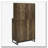 Harlie Rustic Oak 2-doors Wine Cabinet