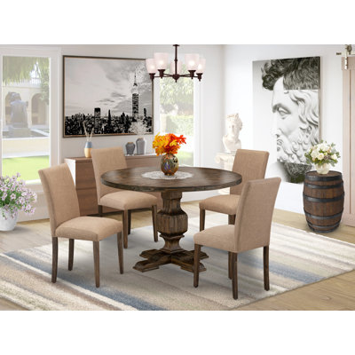Acacia Solid Wood Dining Set
