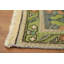 Tapis traditionnel bleu fait à la main 6 x 9