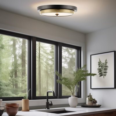 Muspelheim LED Semi Flush Mount