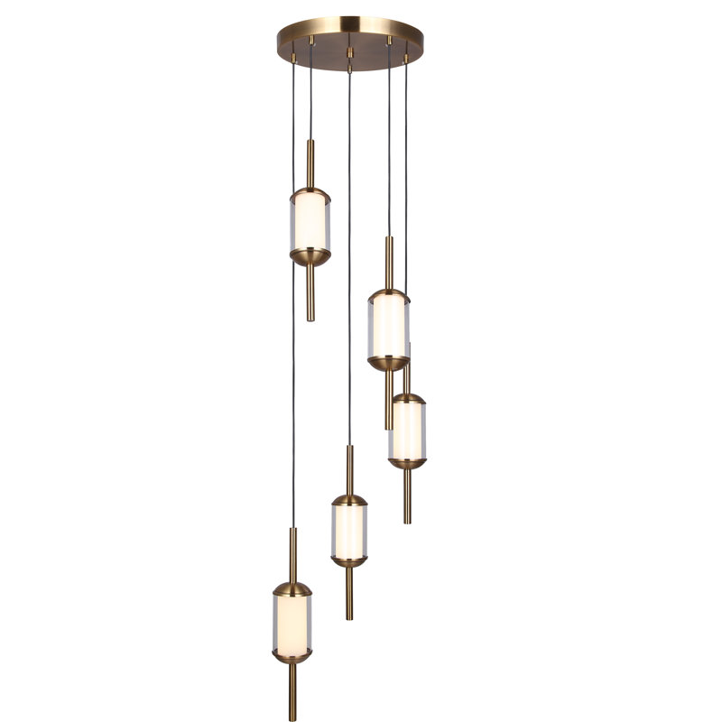 Luminaire suspendu 5 lumières Darlington