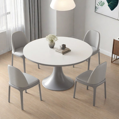Simple modern round dining table sets