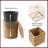 3-Piece Boho Bathroom Accessories Set, Natural Water Hyacinth