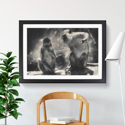 Mountain Monkeys - Framed Print
