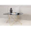 Lancaer 80cm Glass Top Console Table-1490374239-1490374238