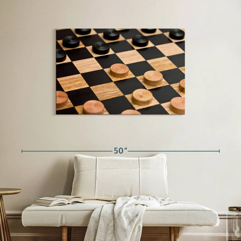 Jeu de dames Senne, H 26 po x l 39 po