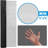 Fencer Wire Vinyl Coated 23 Gauge Welded Fence Wire Roll with Mesh Size 1/4" x 1/4", Multiple Sizes-106974268