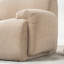 Fauteuil en chenille rembourré avec sièges profonds-1572043541