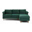 Canapé et chaise longue en velours de 86,6 po Demeter-70355958-70528700