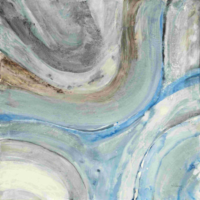 Estuaire - peinture sur toile tendue