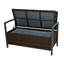 Wicker Outdoor Bench-20100658