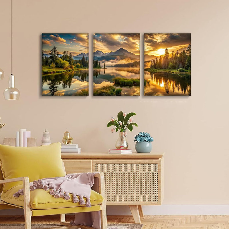 3 Piece Wrapped Canvas Print