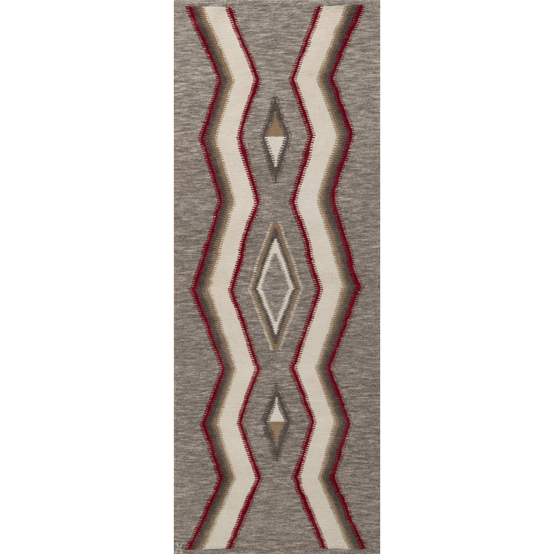 Mesa Wool Southwestern Area Rug, Runner 3' x 8'