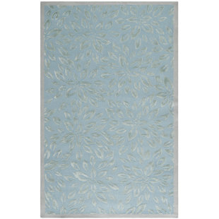 Isaac Mizrahi Hand Tufted Wool Floral Rug