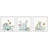 " Floral Bottles " by Parvez Taj 3 - Pieces Painting Print-1935623472