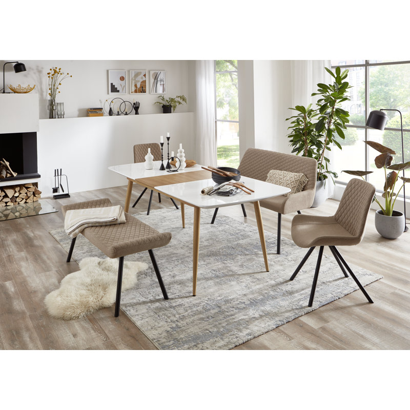 Welch Metal Base Dining Table