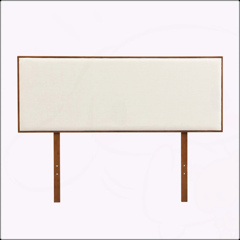 Tête de lit réglable en bambou, Beige, Grand
