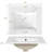 20" Single Bathroom Vanity With Ceramic Top-1233814446-1233814447