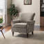 Zellig Traditional Wooden Upholstered Accent Chair-517665679