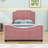 Twin Upholstered Daybed with Headboard-2137436495