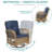 Vreeland 2 - Person Patio Conversation Set with Cushions-43953656-80597395