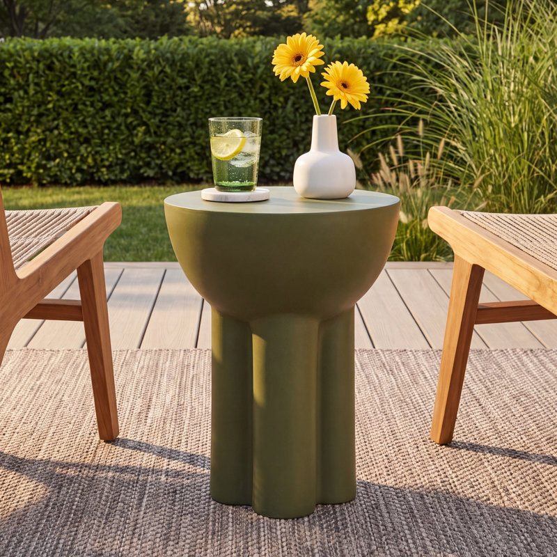 Rihanon 14" End Table, Green