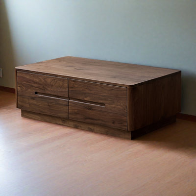Black walnut living room furniture end table