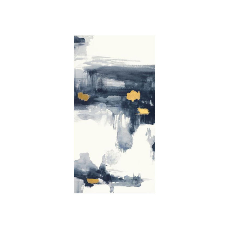«Gold Dot III» par Sara Brown, impression sur toile tendue, Couche de verre, H 59 po x l 30 po x P 1,5 po
