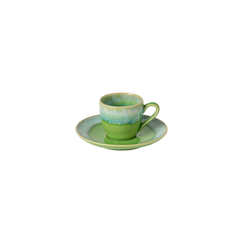 Tasse à café en grès Taormina, Vert